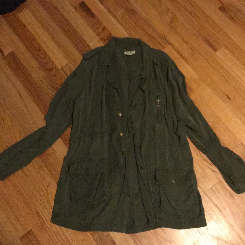 Lucky brand size large army green jacket